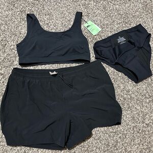 Knix Dark Swimwear Set